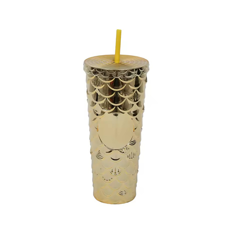 Creative decorative shiny Plastic tumbler