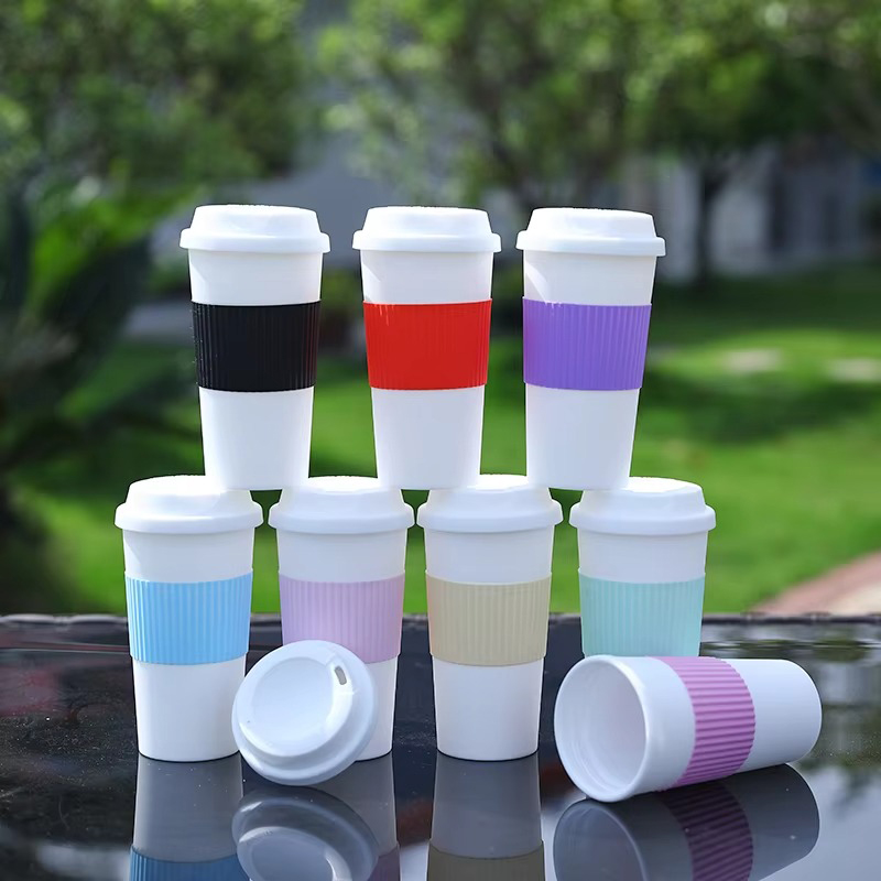 16oz Colorful double layer durable Plastic tumbler