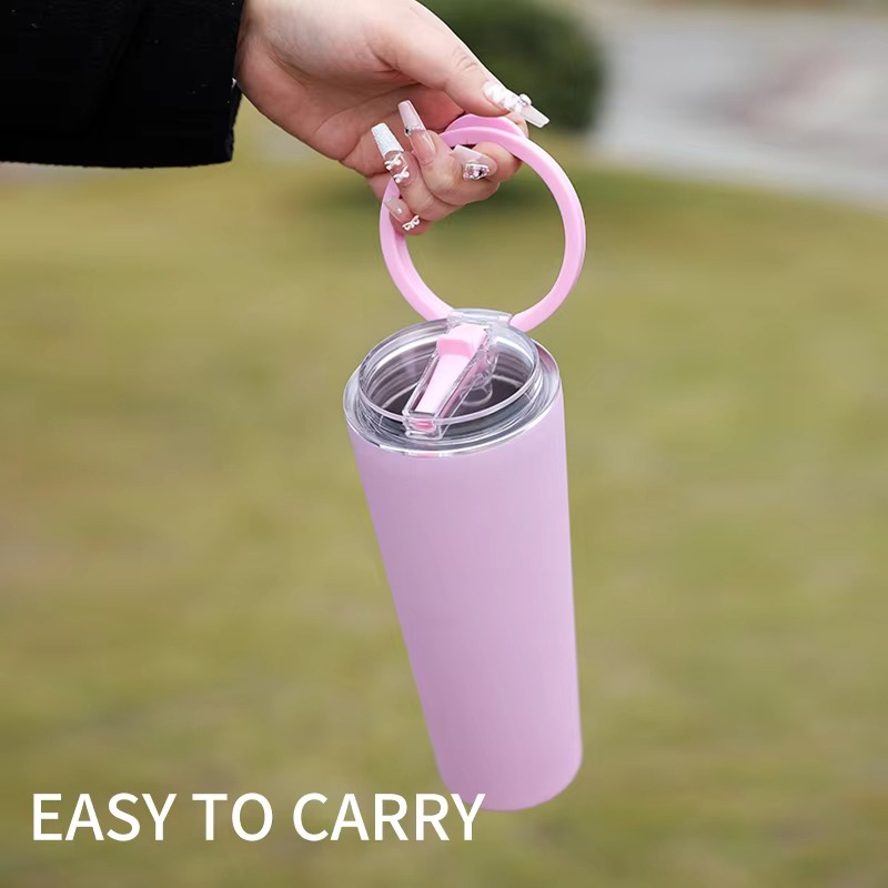 24oz Stainless Steel Vacuum Thermos Travel Cup