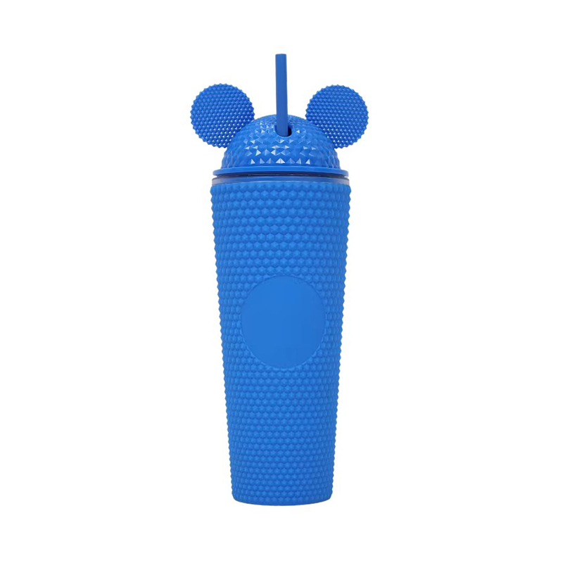 Large capacity surface texture Plastic tumbler