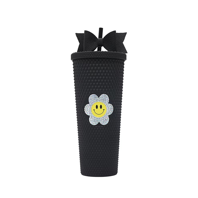 Matte cartoon accessories plastic tumbler