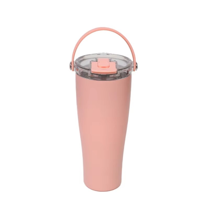 Double-walled Stainless Steel Straw Tumbler