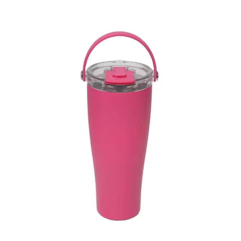 Double-walled Stainless Steel Straw Tumbler