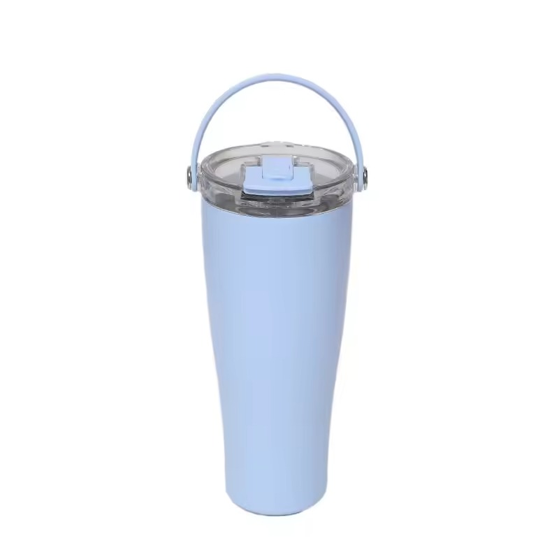 Double-walled Stainless Steel Straw Tumbler