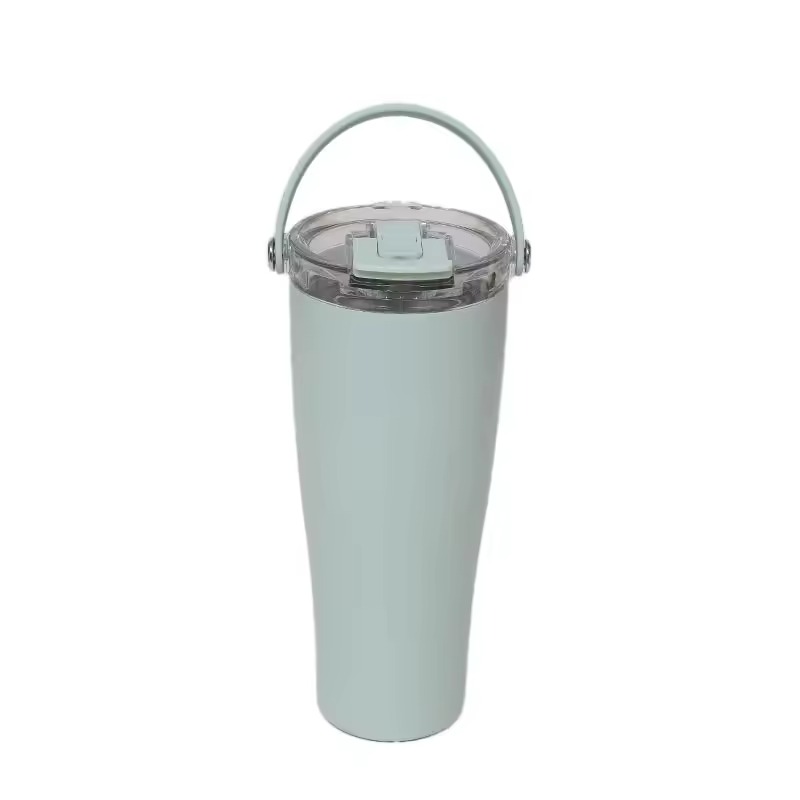 Double-walled Stainless Steel Straw Tumbler