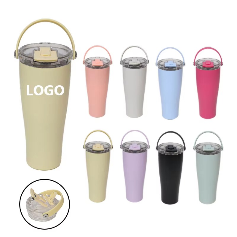 Double-walled Stainless Steel Straw Tumbler