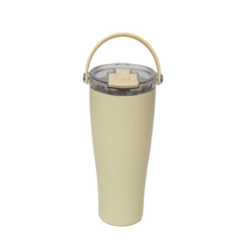 Double-walled Stainless Steel Straw Tumbler