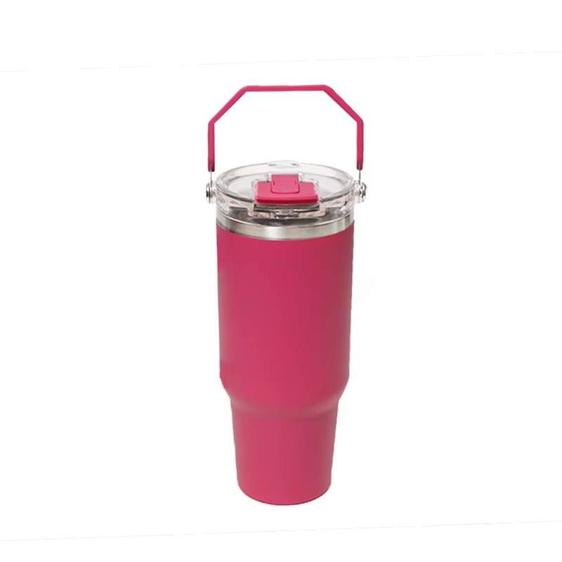 Leakproof Flip Straw Tumbler with Removable Spout